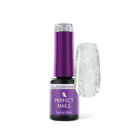 LacGel Effect E001 Gél Lakk 4ml - Mysterious White - Winter Wonderland