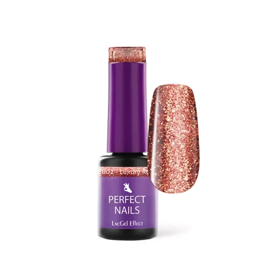 LacGel Effect E002 Gél Lakk 4ml - Luxury Rose - Winter Wonderland