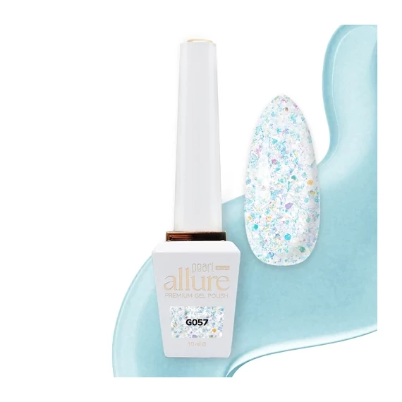 Allure G057 prémium multicolor csillámos effekt gél lakk