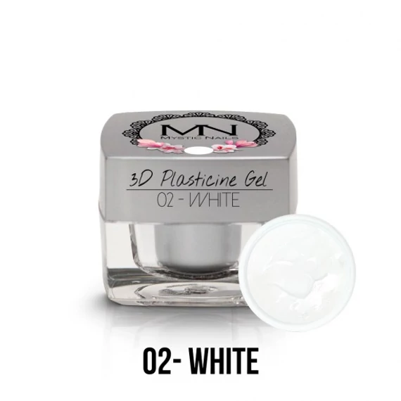 3D Gyurma Zselé - 02 - White - 3,5g