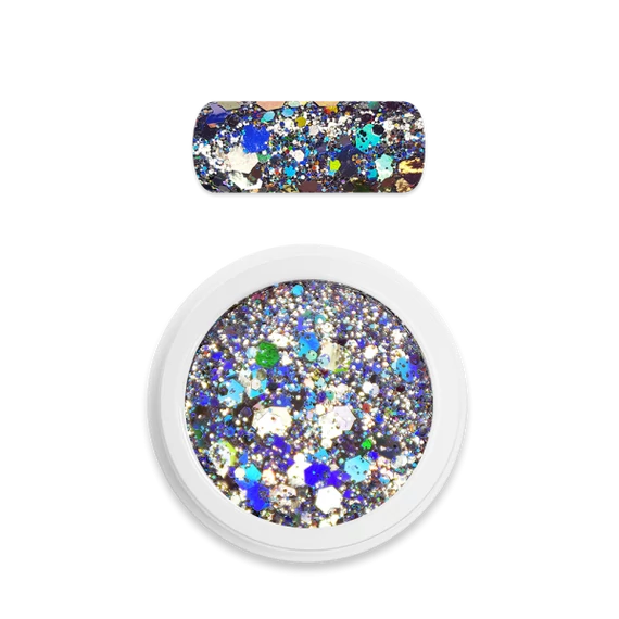 Moyra Holo glitter mix No. 01 Silver