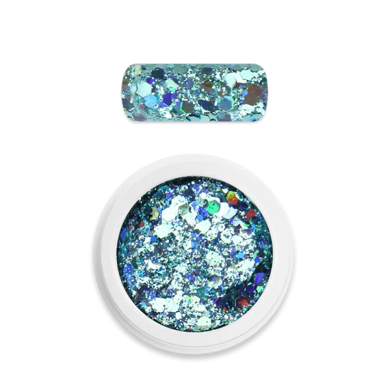 Moyra Holo glitter mix No. 04 Turquoise