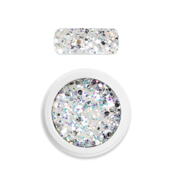 Moyra Holo glitter mix No. 05 White