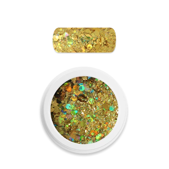 Moyra Holo glitter mix No. 07 Dark gold