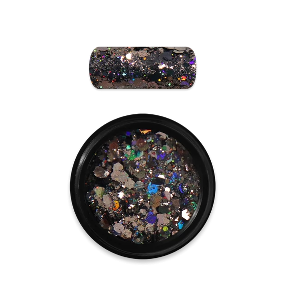 Moyra Holo glitter mix No. 10 Black