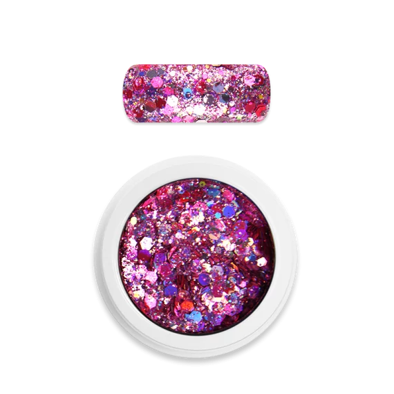 Moyra Holo glitter mix No. 20 Dark rose