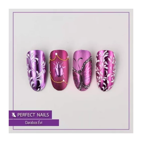 Chrome Powder - Körömdíszítő Krómpor - Magenta