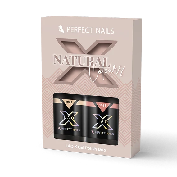 LacGel LaQ X - Natural Colours Duo Gél Lakk Szett Válogatás