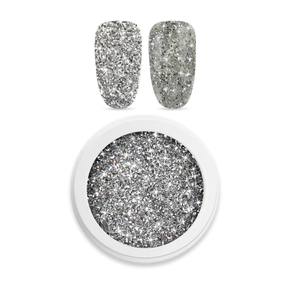 Moyra Spotlight Reflective Powder No. 05 Silver nagyobb szemcséjű