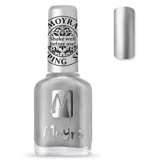 Moyra nyomdalakk SP25 Chrome Silver