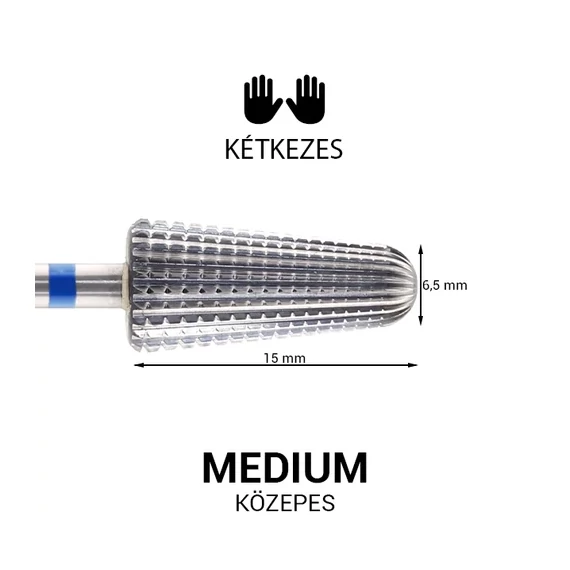 VOLCANO karbid csiszolófej - KÉTKEZES - Medium